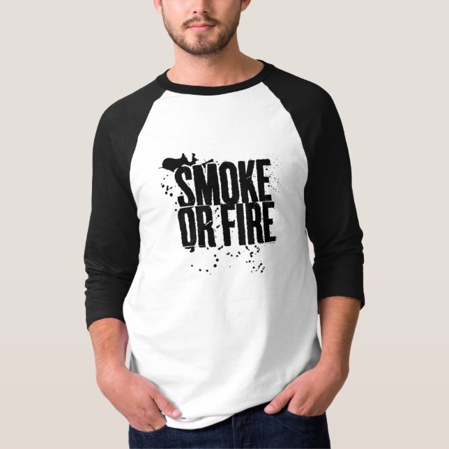 homens 3/4 de camisa da luva (Frente)