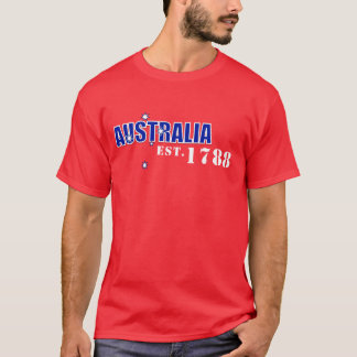 Homens Austrália, Est. camisa 1788