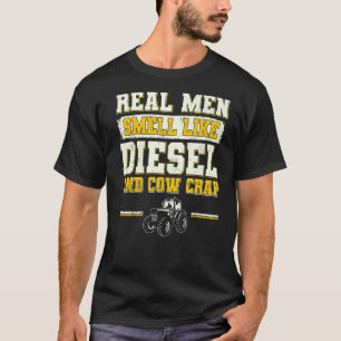 Homens Camisa Trator Vintage Homem Fazendeiro Faze