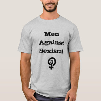 Homens contra a camisa do sexismo