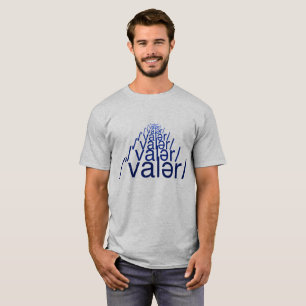 Homens de T-Shirt Fonéticos de Valor
