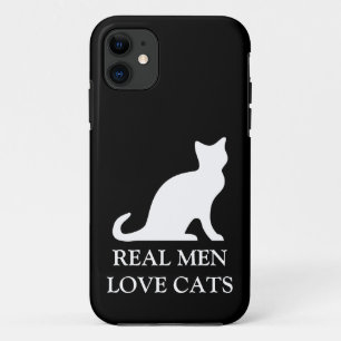 Homens de verdade adoram capas de iphone de gatos