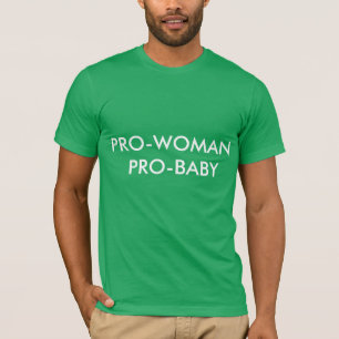 HOMENS DO BEBÊ DA PRO MULHER CAMISA DE S DOS PRO