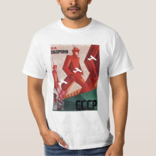 Homens do t-shirt da propaganda de CCCP URSS