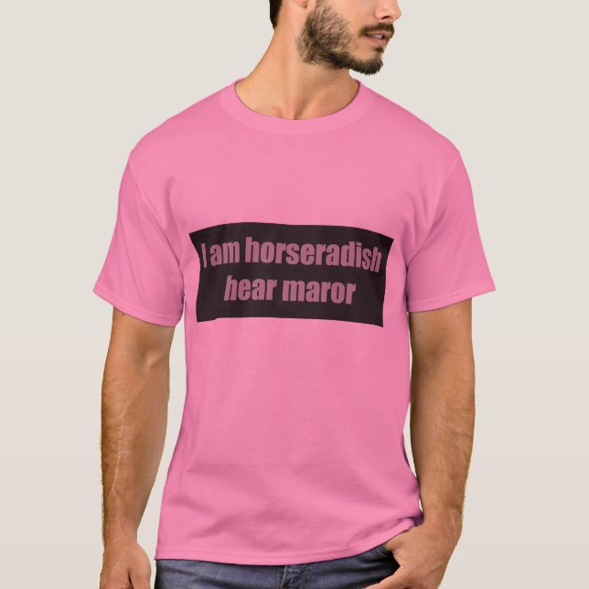 Homens do t-shirt do Passover de Maror do (Frente)