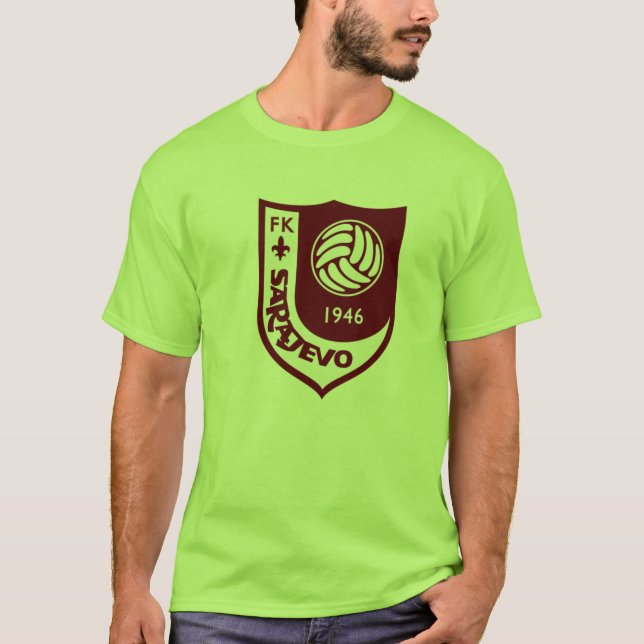 Homens do t-shirt do protetor das FK Sarajevo (Frente)