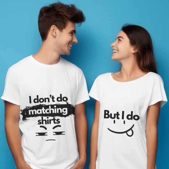 Homens Engraçados De Camisa De Casal (Criador carregado)