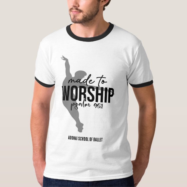 Homens Feitos para Camisa de Culto (Frente)