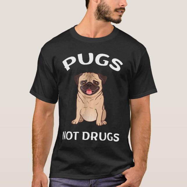 Homens Mulheres Jovens Não Drogam Camisa Engraçada (Frente)