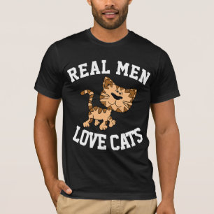 HOMENS REAIS ADORAM GATOS T-SHIRTS