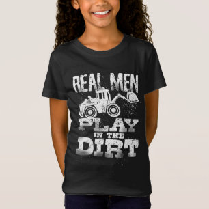 Homens Reais Brincam Em Campos De Camisa Engraçado