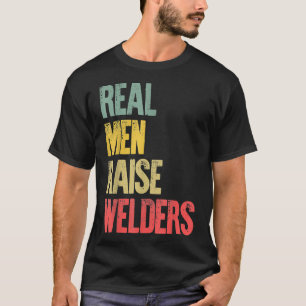 Homens Reais Da Camisa De Pai Orgulhosos Levantam 