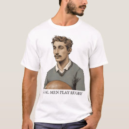 Homens Reais Jogam Rugby - Unisex Rugby T-Shirt