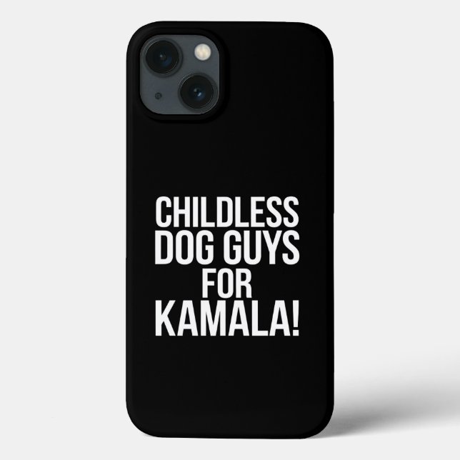 Homens Sem Filhos e Com Cachorros para Kamala 2024 (Verso)
