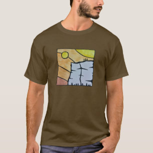 Homens subindo o clipe em camiseta sunset