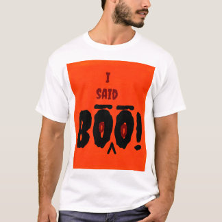 Homens T-Shirt eu disse Boo Design.