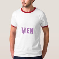 Homens Texto Doce Lavanda Fofo Camiseta Básica de