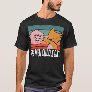 Homens Verdadeiros Gatos Encharcados Camisetas De