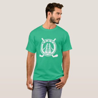 Homens verdes do t-shirt da divisão
