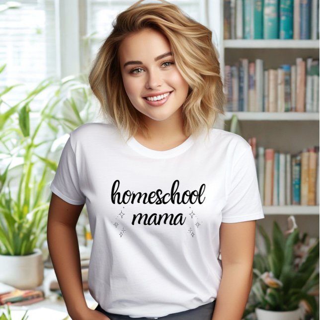 Homeschool Mama T-Shirt (Criador carregado)