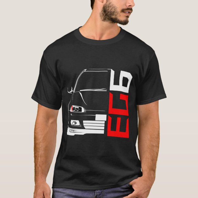 Honda Civic POR EXEMPLO camisa de 6 JDM T (Frente)