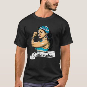 Honduras Flag Girl Camiseta Catracha Mujeres