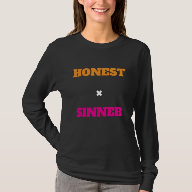 Honest & Sinner T-Shirt (Frente)