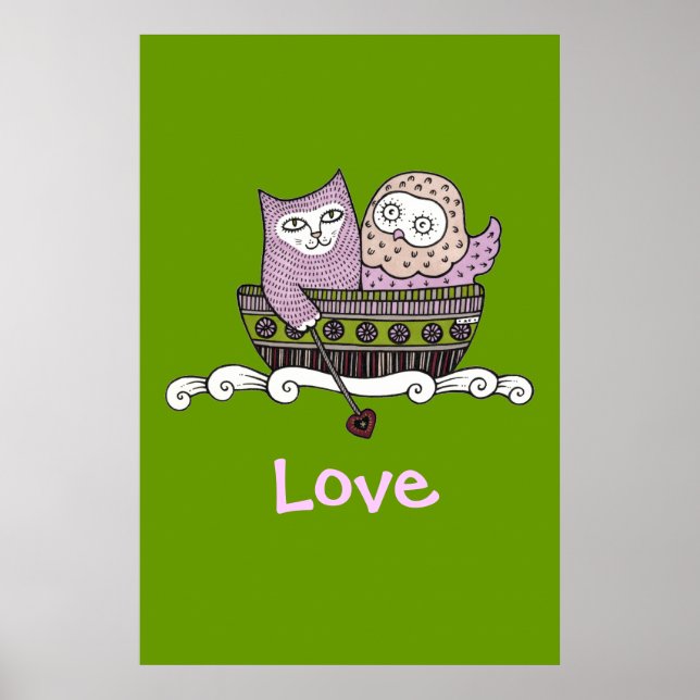 Honey Love Art Poster (Frente)