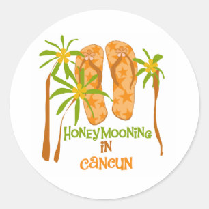 Honeymooning na etiqueta de Cancun