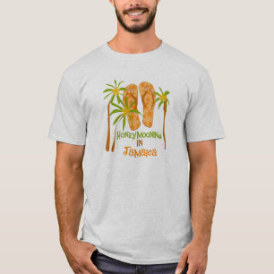 Honeymooning no t-shirt de Jamaica