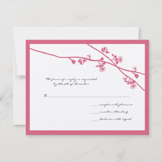 Honeysuckle Wild Flower Branches RSVP (Frente)