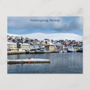 Honningsvag, Noruega, Cartão postal