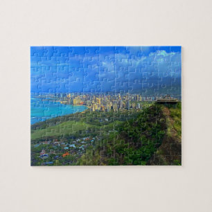 Honolulu, Hawaii Skyline nº 1 Quebra-cabeça de Jig