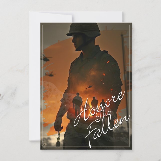 Honra o Faleno - Lembre-se do Sacrifício (Frente)