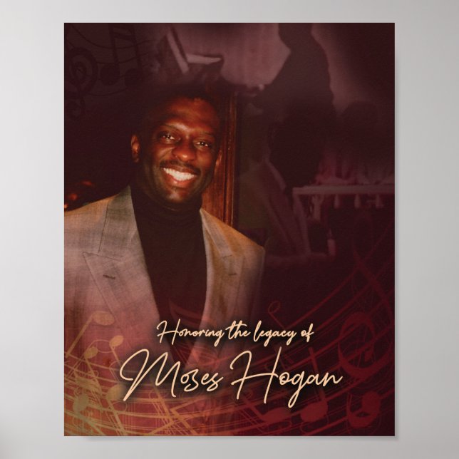 Honrando o legado da Poster de Moses Hogan (Frente)