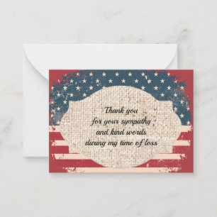 Honrando Pelo Cartões de agradecimentos De Vels