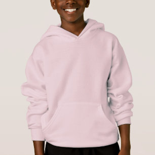 Hoodie Pullover De Crianças Rosa Pálidas