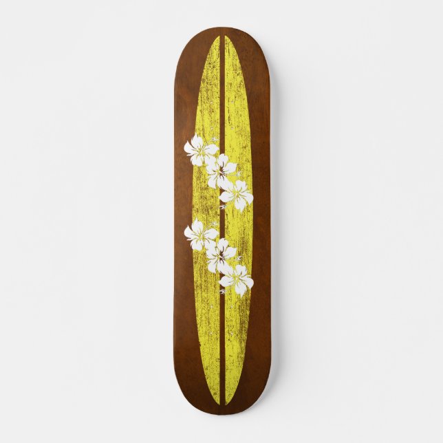Hookipa Vintage Surf Faux Madeira skate (Frente)