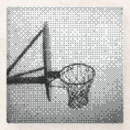 hoop de basquete de arte em pixel