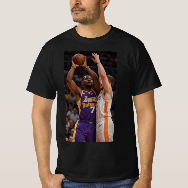 Hoops aerotransportados: T-shirt de basquete de al (Frente)