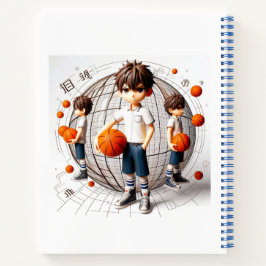 Hoops & Dreams - Notebook de basquete anime 3D