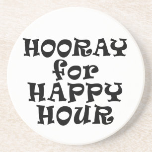 Hooray para a porta copos do happy hour