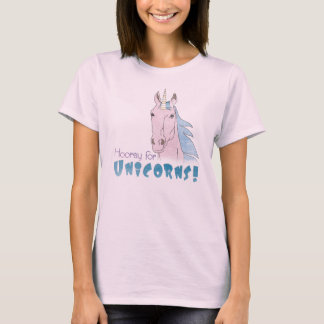 Hooray para o t-shirt dos unicórnios