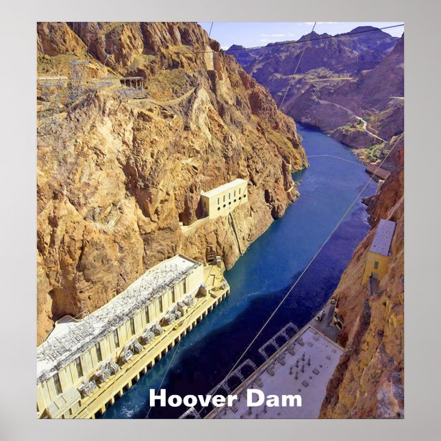 Hoover Dam, Poster de Nevada (Frente)