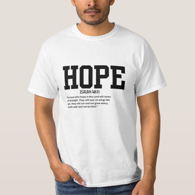 Hope blk Mens T-Shirt (Frente)