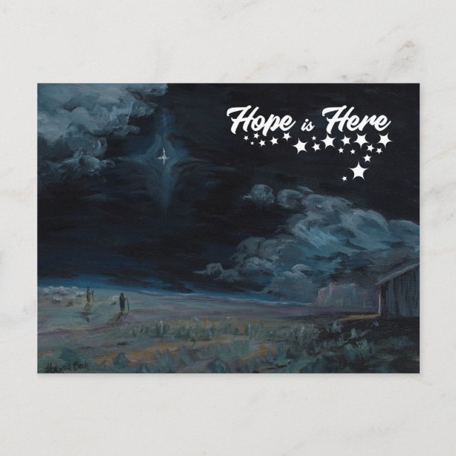Hope está aqui cartão postal (Frente)