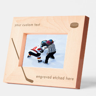 Hóquei no gelo gravado personalizado personalizado
