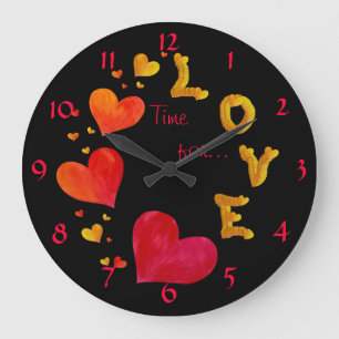 Hora de... AMOR - Relógio de Parede