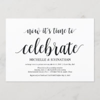 hora de celebrar, convites de fuga para casamento