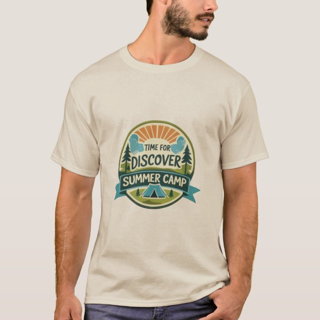 Hora de descobrir camisa de verão (Frente)